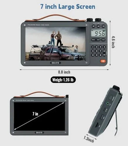 Portable Radio with Screen