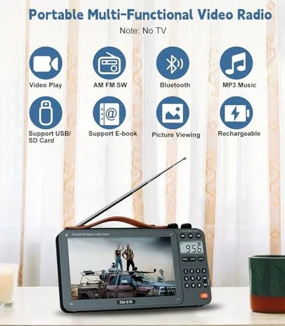 Portable Radio with Screen