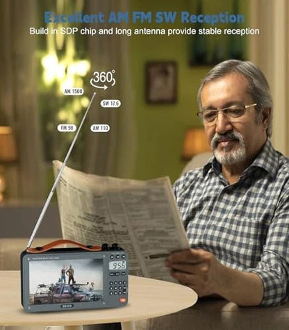 Portable Radio with Screen